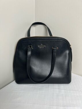 kate spade Patterson Drive Black Pebbled Leather Dome Satchel (no strap)